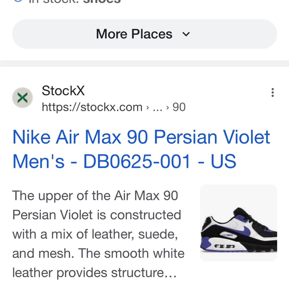 Nike Air Max 90 Persian 7.5